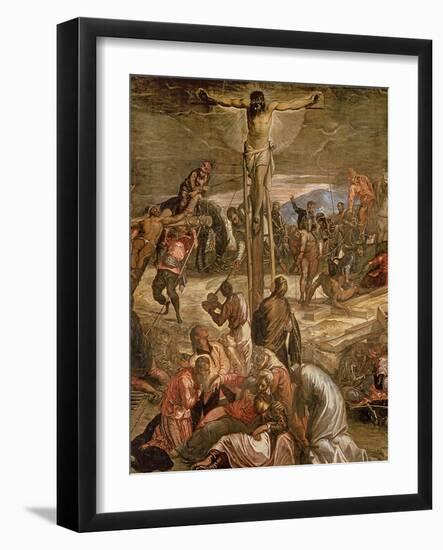 The Crucifixion of Christ, 1565-Jacopo Robusti Tintoretto-Framed Giclee Print