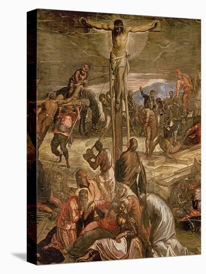 The Crucifixion of Christ, 1565-Jacopo Robusti Tintoretto-Stretched Canvas