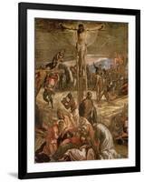 The Crucifixion of Christ, 1565-Jacopo Robusti Tintoretto-Framed Giclee Print