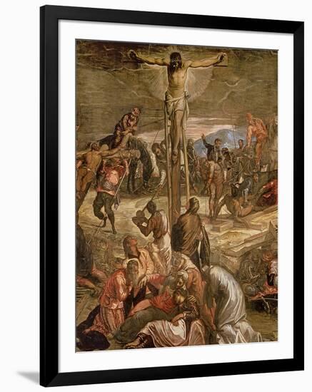 The Crucifixion of Christ, 1565-Jacopo Robusti Tintoretto-Framed Giclee Print