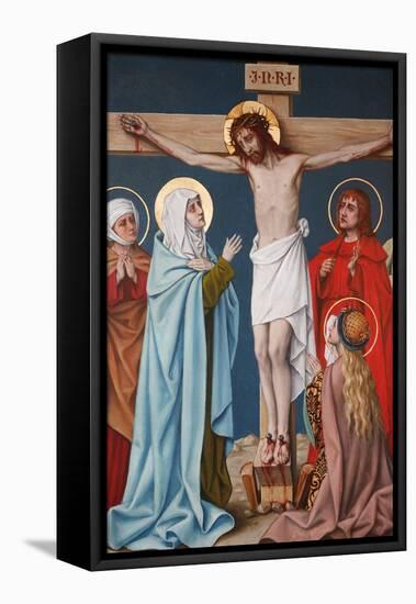 The Crucifixion of Jesus, Holy Blood Basilica, Bruges, West Flanders, Belgium, Europe-Godong-Framed Stretched Canvas