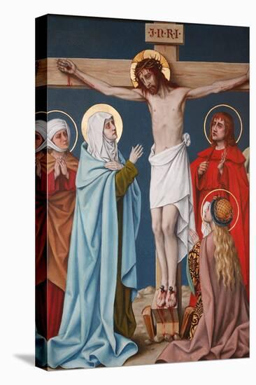 The Crucifixion of Jesus, Holy Blood Basilica, Bruges, West Flanders, Belgium, Europe-Godong-Stretched Canvas