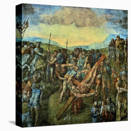 The Crucifixion of Saint Peter-Michelangelo-Stretched Canvas