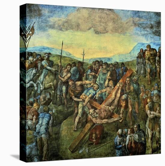 The Crucifixion of Saint Peter-Michelangelo-Stretched Canvas