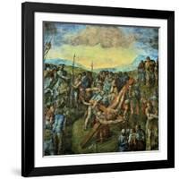 The Crucifixion of Saint Peter-Michelangelo-Framed Giclee Print