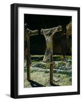 The Crucifixion, or Golgotha, 1893-Nikolai Nikolaevich. Ge-Framed Giclee Print