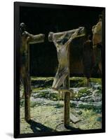 The Crucifixion, or Golgotha, 1893-Nikolai Nikolaevich. Ge-Framed Giclee Print