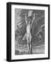 The Crucifixion, St Matthew, Chapter 27, Verses 30-54 (Engraving)-Peter Paul (after) Rubens-Framed Giclee Print