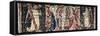 The Crucifixion, tapestry, France, end of 15th or beginning of 16th century-Werner Forman-Framed Stretched Canvas