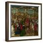 The Crucifixion (Triptych: Scenes from the Passion of Christ, Central Pane), C. 1510-null-Framed Giclee Print