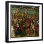 The Crucifixion (Triptych: Scenes from the Passion of Christ, Central Pane), C. 1510-null-Framed Giclee Print