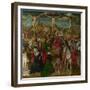 The Crucifixion (Triptych: Scenes from the Passion of Christ, Central Pane), C. 1510-null-Framed Giclee Print
