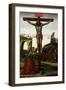 The Crucifixion with Mary Magdalene, C.1500-05-Luca Signorelli-Framed Giclee Print