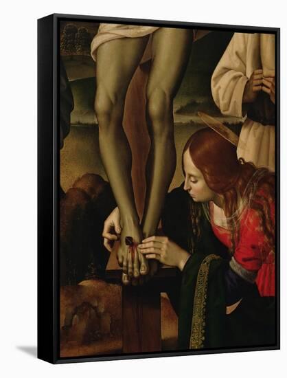 The Crucifixion with Saints, c.1480-1500-Pietro Perugino-Framed Stretched Canvas