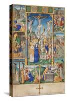 The Crucifixion with Six Scenes from the Passion of Christ-null-Stretched Canvas