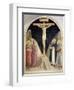 The Crucifixion, with SS Dominic and Jerome, 1442-Fra Angelico-Framed Premium Giclee Print