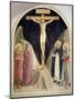 The Crucifixion, with SS Dominic and Jerome, 1442-Fra Angelico-Mounted Premium Giclee Print