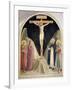 The Crucifixion, with SS Dominic and Jerome, 1442-Fra Angelico-Framed Giclee Print