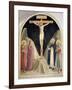 The Crucifixion, with SS Dominic and Jerome, 1442-Fra Angelico-Framed Giclee Print