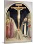 The Crucifixion, with SS Dominic and Jerome, 1442-Fra Angelico-Mounted Giclee Print