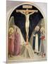 The Crucifixion, with SS Dominic and Jerome, 1442-Fra Angelico-Mounted Giclee Print