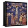 The Crucifixion-Giotto di Bondone-Framed Stretched Canvas