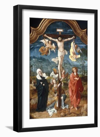 The Crucifixion-Jan De Beer-Framed Giclee Print