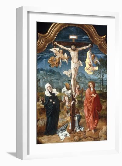 The Crucifixion-Jan De Beer-Framed Giclee Print