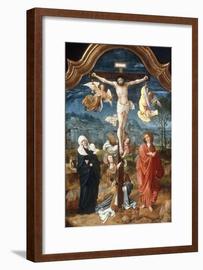 The Crucifixion-Jan De Beer-Framed Giclee Print