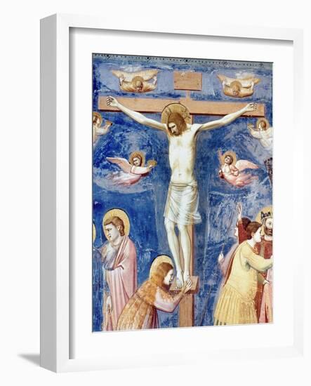 The Crucifixion-Giotto di Bondone-Framed Giclee Print