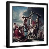 The Crucifixion-Giovanni Battista Tiepolo-Framed Giclee Print