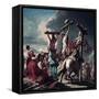 The Crucifixion-Giovanni Battista Tiepolo-Framed Stretched Canvas