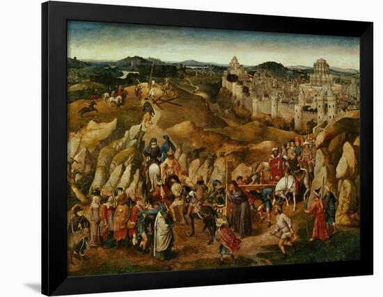 The Crucifixion-Jan van Eyck-Framed Giclee Print