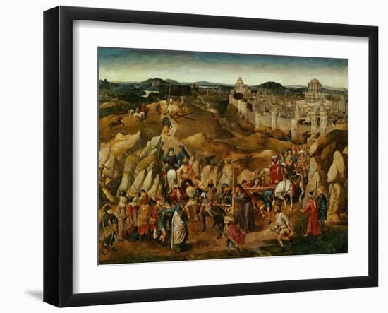 The Crucifixion-Jan van Eyck-Framed Giclee Print