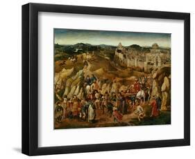 The Crucifixion-Jan van Eyck-Framed Premium Giclee Print