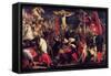 The Crucifixion-Jacopo Robusti Tintoretto-Framed Stretched Canvas