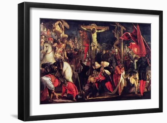 The Crucifixion-Jacopo Robusti Tintoretto-Framed Giclee Print