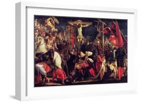 The Crucifixion-Jacopo Robusti Tintoretto-Framed Giclee Print