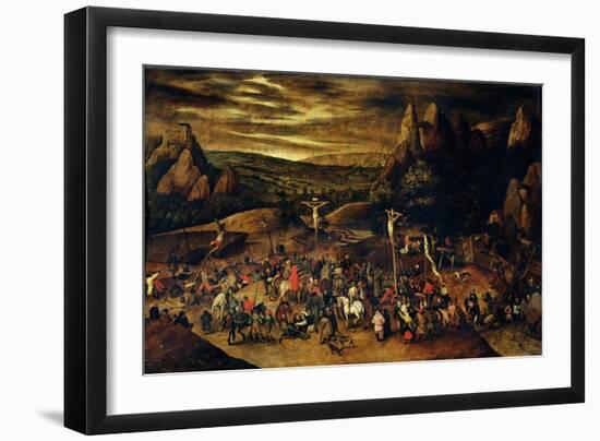 The Crucifixion-Pieter Brueghel the Younger-Framed Giclee Print