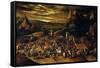 The Crucifixion-Pieter Brueghel the Younger-Framed Stretched Canvas