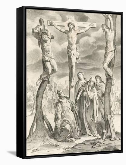 The Crucifixion-Hendrik van the Elder Balen-Framed Stretched Canvas