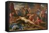 The Crucifixion-Philippe De Champaigne-Framed Stretched Canvas