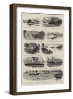 The Cruise of HMS Nelson in Australian and New Zealand Waters-null-Framed Giclee Print