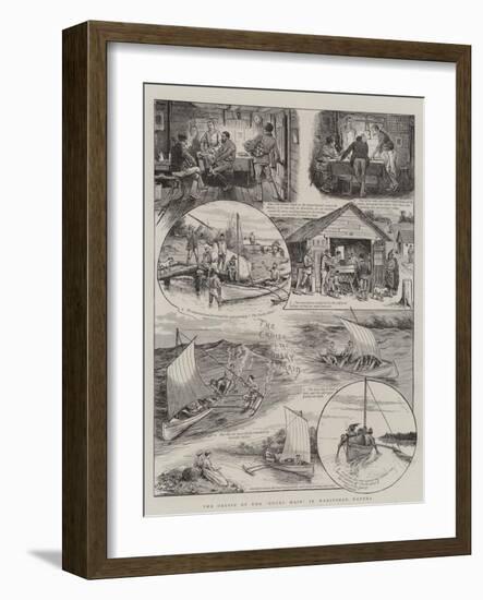 The Cruise of the Dusky Maid in Manitoban Waters-William Ralston-Framed Giclee Print