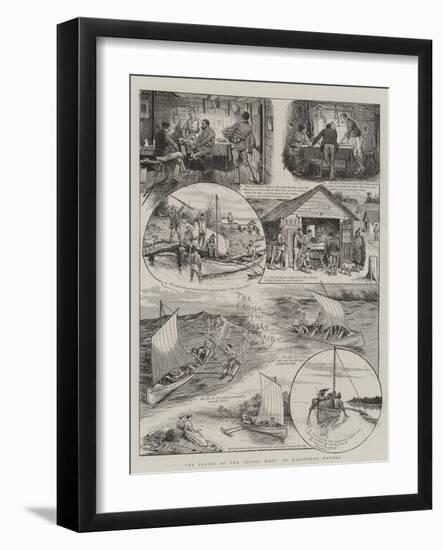 The Cruise of the Dusky Maid in Manitoban Waters-William Ralston-Framed Giclee Print