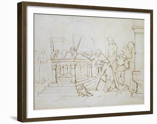 The Crusader's Return, 1840-John Everett Millais-Framed Giclee Print