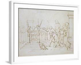 The Crusader's Return, 1840-John Everett Millais-Framed Giclee Print