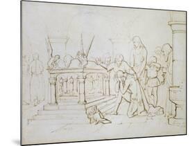 The Crusader's Return, 1840-John Everett Millais-Mounted Giclee Print