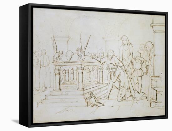 The Crusader's Return, 1840-John Everett Millais-Framed Stretched Canvas