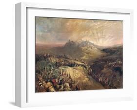 The Crusaders Before Jerusalem-Eugenio Lucas Velazquez-Framed Giclee Print